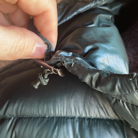 DKNY DONNA KARAN GREEN PACKABLE DOWN ANORAK JACKET - Picture 14 of 14